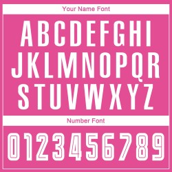 Maillot de football personnalisé rose, blanc et noir, effet dégradé par sublimation