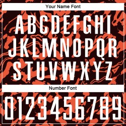 Maillot de football personnalisé par sublimation orange, blanc et noir