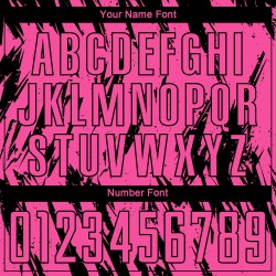 Maillot de football personnalisé rose et noir par sublimation