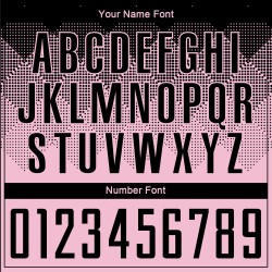 Maillot de football personnalisé rose clair noir par sublimation