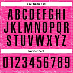 Maillot de football personnalisé rose et noir par sublimation